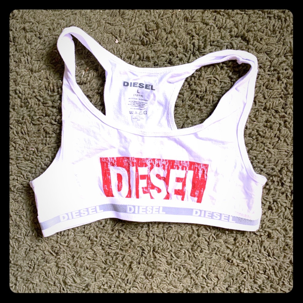 Set of 2 girls DIESEL sports bras, size L (12-14)